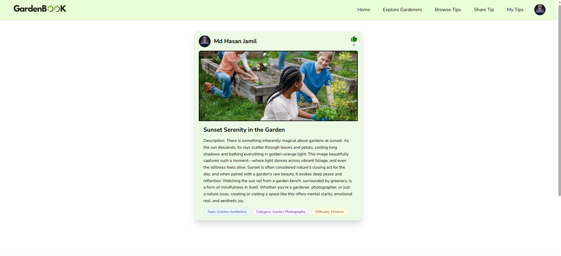 Garden Management System
